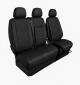 Σετ Καλύμματα Αυτοκινήτου για 2+1 MERCEDES SPRINTER W906 2006 - 2018 ECO Δέρμα Μαύρο με Μαύρο Κέντημα FZTAP2072