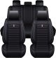 Σετ Καλύμματα Αυτοκινήτου Universal ECO Δέρμα Εμπρός και Πίσω Μαύρο FZTAP748