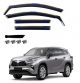 Ανεμοθραύστες για TOYOTA HIGHLANDER IV 5D 2020+ 4τμχ. FZVETRBR0111