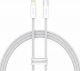 BASEUS DYNAMIC SERIES, ΚΑΛΩΔΙΟ ΓΡΗΓΟΡΗΣ ΦΟΡΤΙΣΗΣ, TYPE-C ΣΕ LIGHTNING, 20W, 1m, ΛΕΥΚΟ