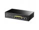 CUDY FS1006P 4+2Port 10/100M PoE+ SWITCH, 60W