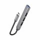 HOCO HB26 4 IN 1 ADAPTER (TYPE-C TO USB3.0+USB2.0*3)
