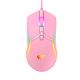 HAVIT ΠΟΝΤΙΚΙ GAMING MS1026, ΜΕ LED, ΡΟΖ