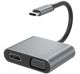 XO HUB001 4 IN 1 TYPEC TO HDMI/VGA/USB3.0/PD CHARGING