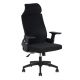 Καρέκλα γραφείου διευθυντή Endy ύφασμα mesh μαύρο 50x50x114/124