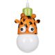 GLOBOSTAR® GIRAFFE 00638 Παιδικό Κρεμαστό Φωτιστικό Οροφής με Ντουί 1 x E27 AC 220-240V IP20 - Πολύχρωμο - Μ12 x Π10.5 x Υ13.5cm