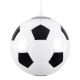 GLOBOSTAR® FOOTBALL 00647 Παιδικό Κρεμαστό Φωτιστικό Οροφής με Ντουί 1 x E27 AC 220-240V IP20 - Λευκό & Μαύρο - Μ25 x Π25 x Υ25cm