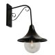 GLOBOSTAR® ANNIEL 01123 Vintage Φωτιστικό Τοίχου - Απλίκα με Ντουί 1 x E27 AC 220-240V IP20 - Μαύρο - Μ27 x Π40 x Υ56cm
