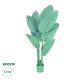 GloboStar® Artificial Garden TURQUOISE STRELITZIA 20368 Τεχνητό Διακοσμητικό Φυτό Τιρκουάζ Στερλίτσια Υ120cm