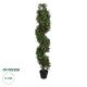 GloboStar® Artificial Garden BUXUS SPIRAL 20401 Τεχνητό Διακοσμητικό Φυτό Σπιράλ Πυξός Υ150cm