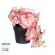 GloboStar® Artificial Garden RED BEGONIA PLANT 20948 Διακοσμητικό Φυτό Κόκκινη Βιγόνια Φ23 x Υ16cm