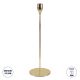 GloboStar® ISABELLA 35102 Κηροπήγιο Μεταλλικό Χρυσό Φ10 x Υ33cm