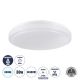 GLOBOSTAR® EMERGANO 60992 Φωτιστικό Πλαφονιέρα Οροφής με Ενσωματωμένο Σύστημα Emergency Li-ion 3450mAh/12.8Wh με Αυτονομία 3hrs LED 30W 3000lm 120° AC 220-240V Αδιάβροχο IP54 Ψυχρό Λευκό 6000K - Lumileds SMD Chip - Λευκό Γαλακτερό - Μ38 x Π38 x Υ5.3cm - 3