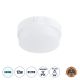 GloboStar® REVANO 61011 LED Πλαφονιέρα Οροφής Στρόγγυλη Φ12 12W 1200lm 180° AC 220-240V Αδιάβροχη IP54 Φ12 x Υ4.5cm Ψυχρό Λευκό 6000K - 2 Χρόνια Εγγύηση