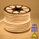 GLOBOSTAR® NEOVALE 70562 Ταινία Neon Flex LED 12W/m 840lm/m 120° DC 24V Αδιάβροχο IP65 120 x SMD2835 Chip/m Θερμό Λευκό 2700K Dimmable - Μ100 x Π0.8 x Υ1.6cm - 3 Χρόνια Εγγύηση