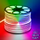 GLOBOSTAR® NEOVALE 70578 Ταινία Neon Flex LED 18W/m 900lm/m 120° DC 220-240V Αδιάβροχο IP65 60 x SMD5050 Chip/m Πολύχρωμο RGB Dimmable - Μ100 x Π0.8 x Υ1.6cm - 3 Χρόνια Εγγύηση