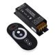 GLOBOSTAR® DIMMERIO 73312 Σετ Dimmer με RF Ασύρματο Χειριστήριο με 1 x 25A 600W Κανάλι DC 12-24V 25A 600W Max IP20 - RF2.4Ghz SYNC - Μ12.8 x Π4.1 x Υ3.4cm - 2 Χρόνια Εγγύηση