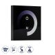 GLOBOSTAR® DIMTOUCH 73318 Dimmer Τοίχου με Touch Panel με 1 x 12A 288W Κανάλι DC 12-24V 12A 288W Max IP20 - Μ9 x Π9 x Υ3.5cm - 2 Χρόνια Εγγύηση