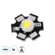 GLOBOSTAR® STARCHIP 73740 High Power Star LED 1W 100lm 90° DC 12V IP20 Ψυχρό Λευκό 6000K Dimmable - Sanan Chip - Μ2 x Π2 x Υ0.6cm - 2 Χρόνια Εγγύηση