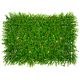 GLOBOSTAR® BUXUS 78408 Τεχνητό Πάνελ Φυλλωσιάς / Κάθετος Κήπος Καυκάσιο Πυξάρι & Πολύχρωμα Λουλούδια - Πράσινο - Μ60 x Π8 x Υ40cm
