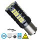 GLOBOSTAR® P21W-1156 81250 Λάμπα P21W 1156 BA15S CANbus LED 19W 2100lm 360° DC 12V IP20 Ψυχρό Λευκό 6000K - 66 x Epistar SMD3030 Chip - Μ2.1 x Π2.1 x Υ5.6cm - 1 Χρόνο Εγγύηση