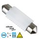 GLOBOSTAR® C5W 81334 Σωληνωτή Λάμπα C5W 39mm CANbus LED 1.9W 285lm 120° DC 12-24V IP20 Ψυχρό Λευκό 6000K - 2 x Epistar SMD3030 Chip - Μ3.9 x Π1.2 x Υ1cm - 1 Χρόνο Εγγύηση