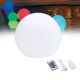 GloboStar® 85824 Ακρυλικό Φωτιστικό Μπάλα Εξωτερικού Χώρου - Πισίνας LED Globe 5W Φ24 Επαναφορτιζόμενο Μπαταρίας με Καλώδιο USB - Φορτιστή και Ασύρματο Χειριστήριο IR Αδιάβροχο IP65 Πολύχρωμο RGBW