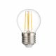 LED Λάμπα G45 Filament Clear Glass Dimmable 4Watt Θερμό Λευκό