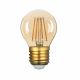 LED Λάμπα G45 Filament Golden Glass Dimmable 4Watt Θερμό Λευκό