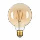 Led Λάμπα E27 G95 Gold Glass 4Watt Θερμό Λευκό