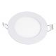 Φωτιστικό οροφής στρογγυλό panel Led χωνευτό 6watt Ψυχρό λευκό