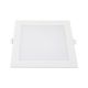Led Backlit Χωνευτό Τετράγωνο Πάνελ 6W Ψυχρό Λευκό