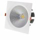LED COB Downlight Τετράγωνο Περιστρεφόμενο 30W Φυσικό Λευκό