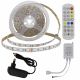 Led Strip Set Adapter + IR Controller + Remote RGB 60Leds 36W RGB