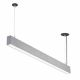 LED Linear Κρεμαστό Φωτιστικόs Linkable UGR<19 50W Ασημί Φυσικό Λευκό