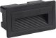 Led Step Light Μαύρο Ορθογώνιο 3W IP65 Θερμό Λευκό