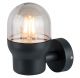 Επιτοίχιο Μαύρο Φωτιστικό Αλουμινίου IP44 1xЕ27
