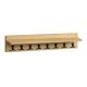 Κρεμάστρα τοίχου Vettini Megapap χρώμα sapphire oak 100x12x20εκ.