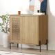 Μπουφές Naive Megapap χρώμα sapphire oak 80x40x80εκ.