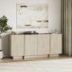 Μπουφές Dorma Megapap χρώμα travertine 180x45x80,2εκ.