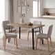 Τραπέζι Xana Megapap χρώμα sepet oak 120x70x77,5εκ.