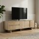 Έπιπλο τηλεόρασης Capri Megapap χρώμα sapphire oak 180x45x55εκ.