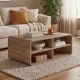 Τραπεζάκι σαλονιού Rovel Megapap χρώμα sepet oak 80,3x50x32,5εκ.