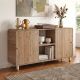 Μπουφές Doro Megapap χρώμα sepet oak 150,2x39x81εκ.