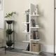 Βιβλιοθήκη Tree Megapap χρώμα λευκό 45x21,4x121,8εκ.