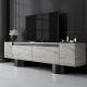 Έπιπλο τηλεόρασης Haven Megapap χρώμα travertine 180x30x50εκ.