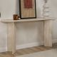 Κονσόλα Sira Megapap χρώμα travertine 150x35x75εκ.
