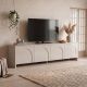 Έπιπλο τηλεόρασης Aurelia Megapap χρώμα κρεμ 180x32x45εκ.