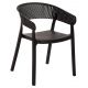 ΠΟΛΥΘΡΟΝΑ ΠΟΛΥΠΡΟΠΥΛΕΝΙΟΥ PERFOE HM5941.02 ΜΑΥΡΗ 56x50x73Υ εκ.