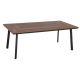 ΤΡΑΠΕΖΙ ΑΛΟΥΜΙΝΙΟΥ TABER ΜΕ POLYWOOD 200X100 ΓΚΡΙ HM5131.12